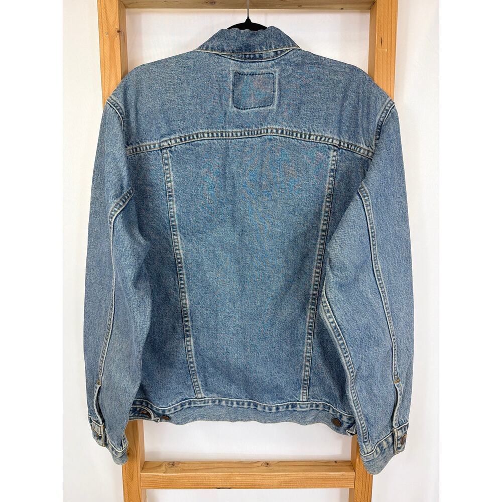 Levi’s Blue 100% Cotton Button-Up Denim Jean Jacket Size M - Picture 6 of 9